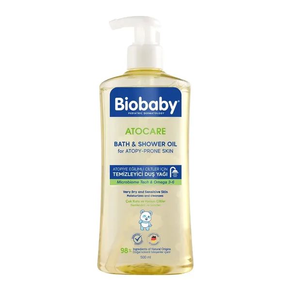 Biobaby Atocare Cleansing Shower Oil 500 ml 2