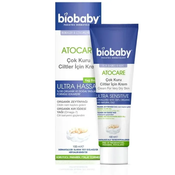 Biobaby Cream For Dry and Very Dry Skin 100 ml