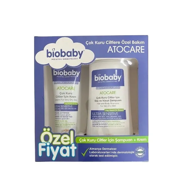 Biobaby Shampoo and Cream Set for Dry and Very Dry Skins