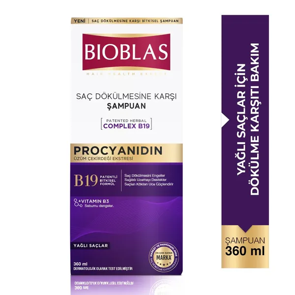 Bioblas Anti-Hair Loss and Anti-Oily Shampoo 360 ml 4