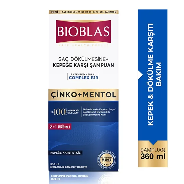 Bioblas Anti-Hair Loss and Dandruff Shampoo 360 ml 5