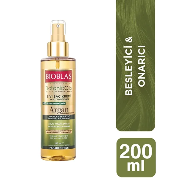 Bioblas Botanic Oils Argan Oil Liquid Hair Conditioner 200 ml 4