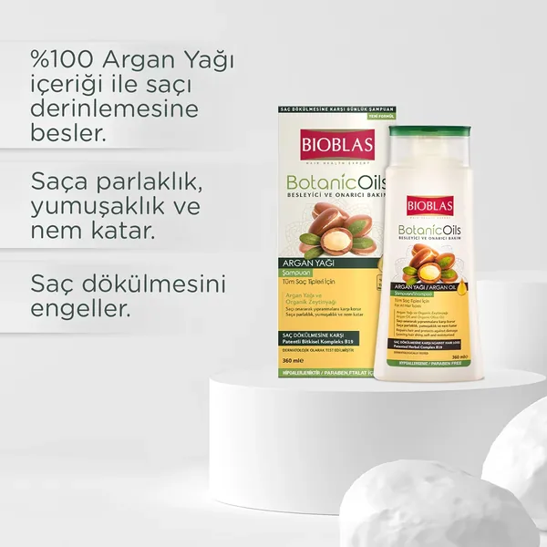 Bioblas Botanicoils Argan Oil Shampoo 360 ml 5