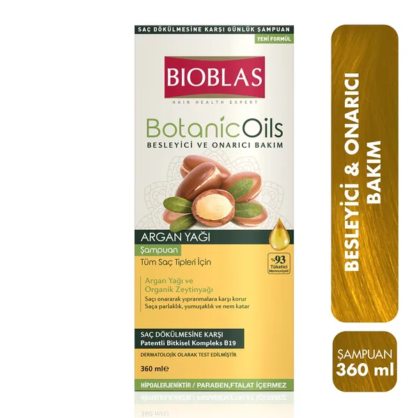 Bioblas Botanicoils Argan Oil Shampoo 360 ml 6