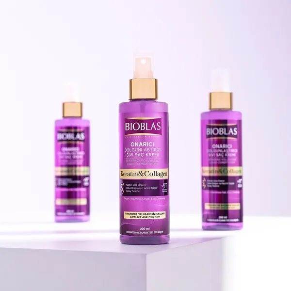 Bioblas Collagen & Keratin Liquid Hair Conditioner 200 ml 3