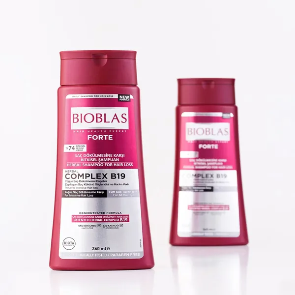 Bioblas Forte Complex B19 Herbal Shampoo Against Severe Hair Loss 360 ml 2