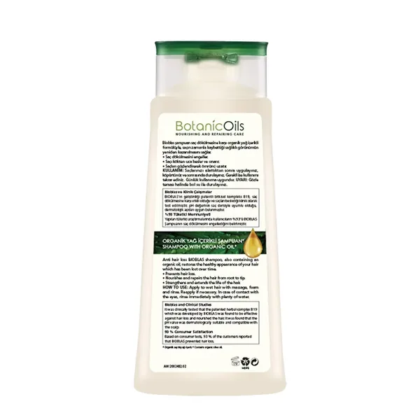 Bioblas Kräuter Volumen Shampoo 360ml 4