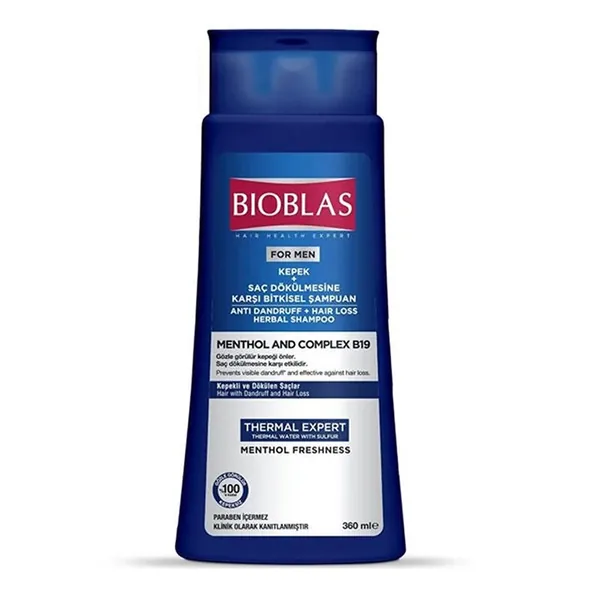 Bioblas For Men Anti-Hair Loss Shampoo 360 ml