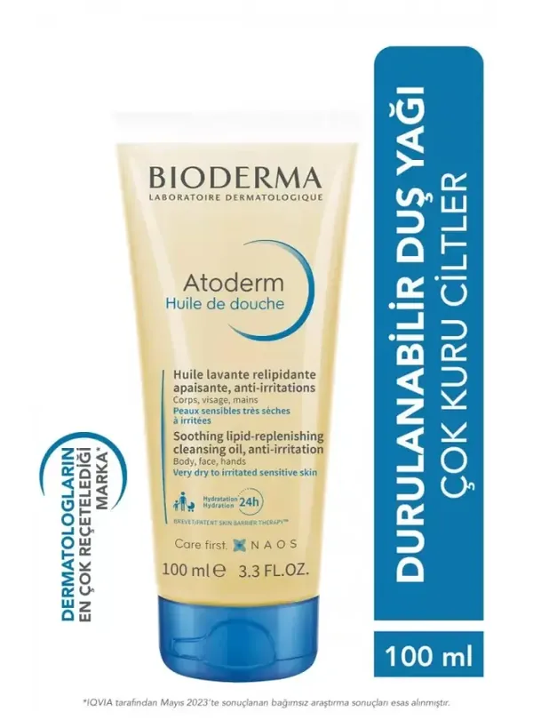 Bioderma Atoderm Shower Oil 100 ml 2