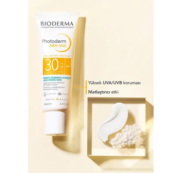 Bioderma Photoderm AKN MAT SPF 30 Sunscreen 40 ml 3