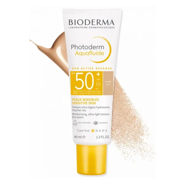 Bioderma Photoderm SPF 50+ Aquafluide Tinted Sunscreen 40 ml - Light