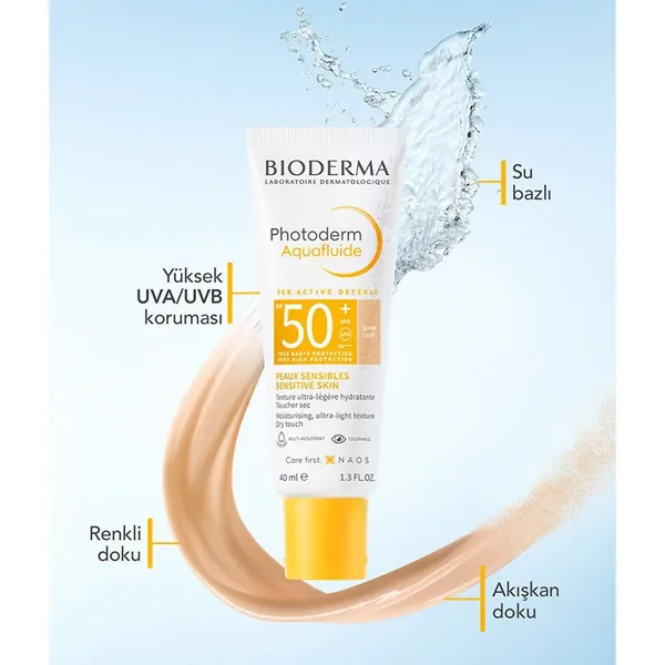 Bioderma Photoderm SPF 50+ Aquafluide Tinted Sunscreen 40 ml - Light 4