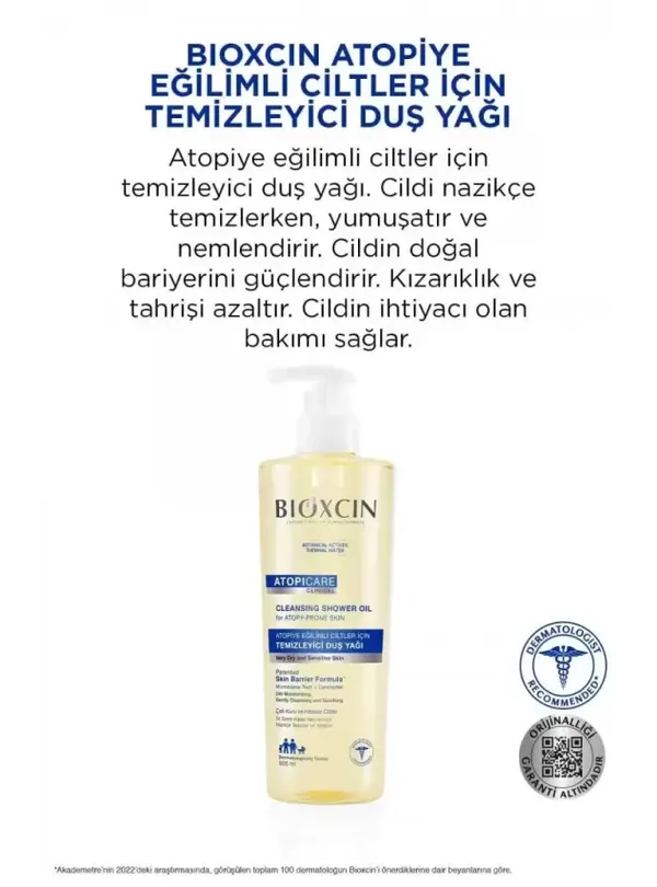 Bioxcin Atopicare Cleansing Shower Oil 500 ml - For Extremely Dry Skin 4