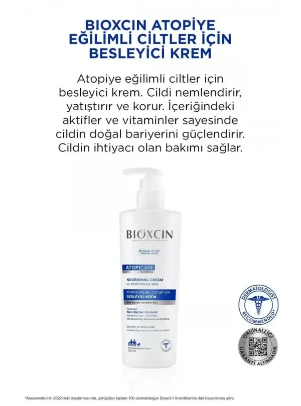 Bioxcin Atopicare Nourishing Cream 500 ml - Extremely Dry Skin 2