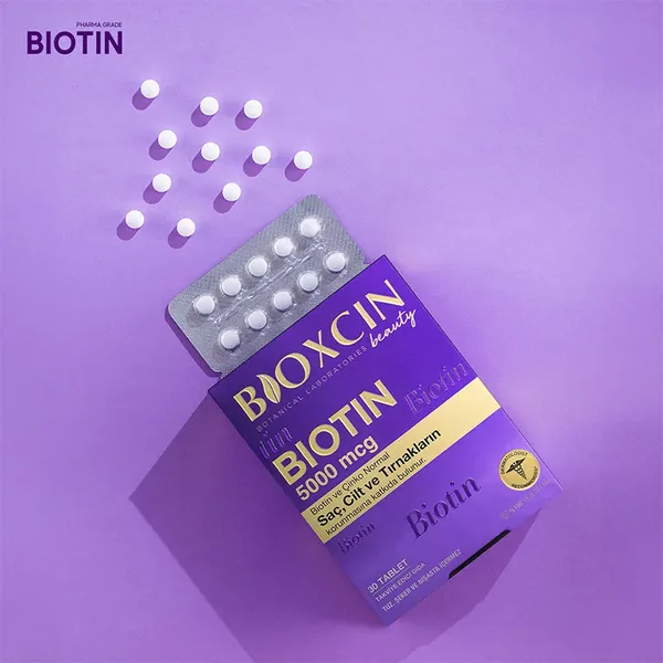 Bioxcin Biotin 5000 mcg Dietary Supplement 30 Tablet 2