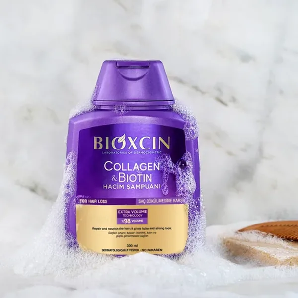 Bioxcin Collagen Biotin Anti-Hair Loss Shampoo 300 ml 2x300 ml 3