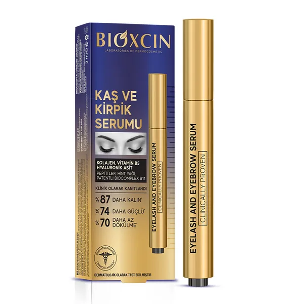 Bioxcin Collagen and Hyaluronic Acid Containing Eyebrow and Eyelash Serum 3 ml 2