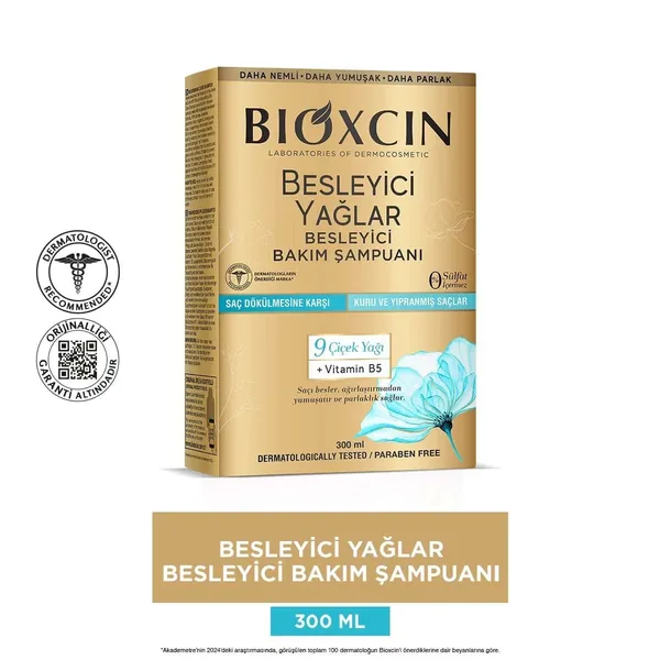 Restaurez l'éclat : Shampoing Bioxcin Huiles Nourrissantes