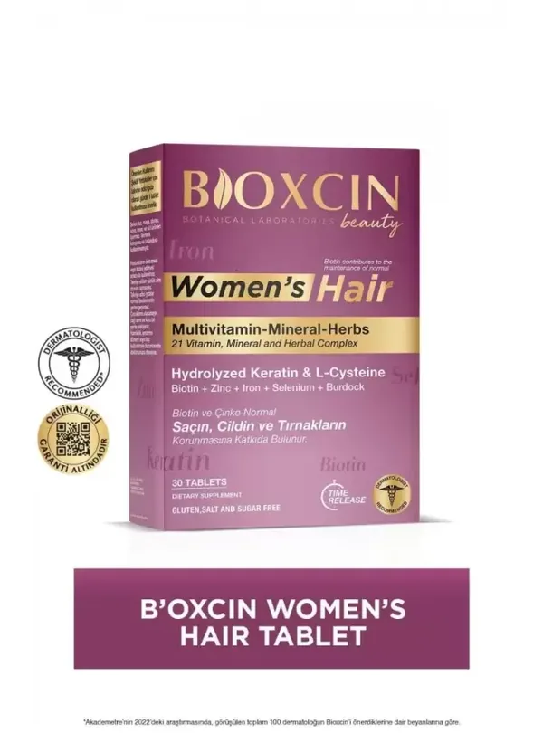 Bioxcin Womens Hair Multivitamin 30 Tablet 2