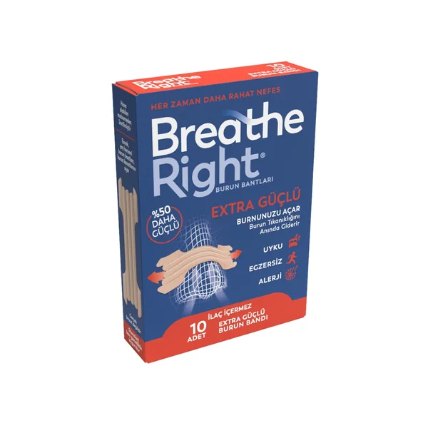 Носовые полоски Breathe Right - Экстра 10 шт 2