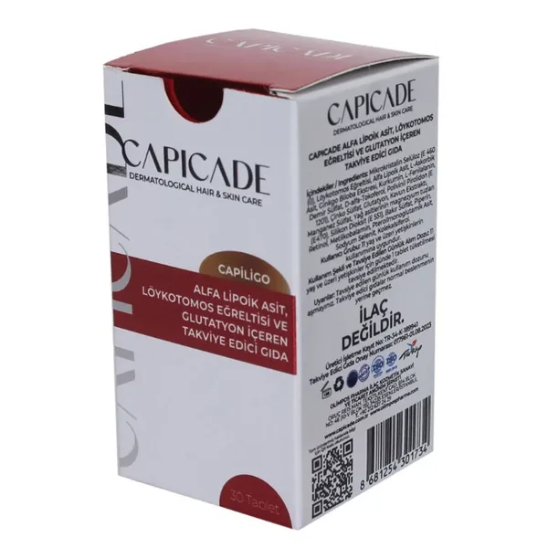 Capicade Capiligo Alpha Lipoic Acid Food Supplement 30 Tablet 2