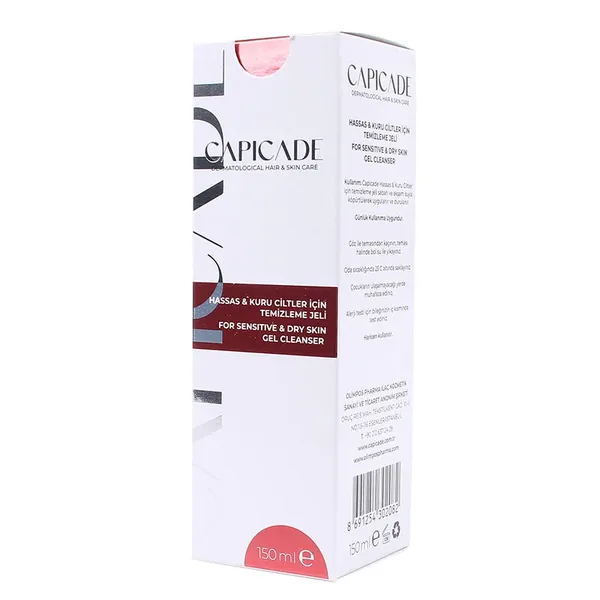 Capicade For Sensitive and Dry Skin Cleansing Gel 150 ml 3