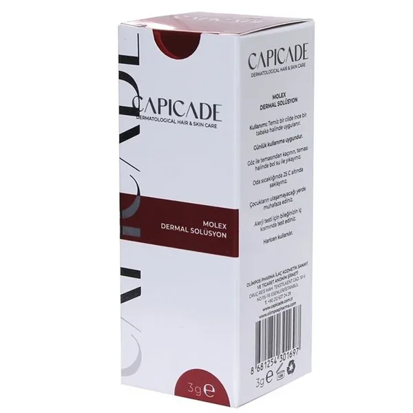Capicade Molex Dermal Solution 3gr 2