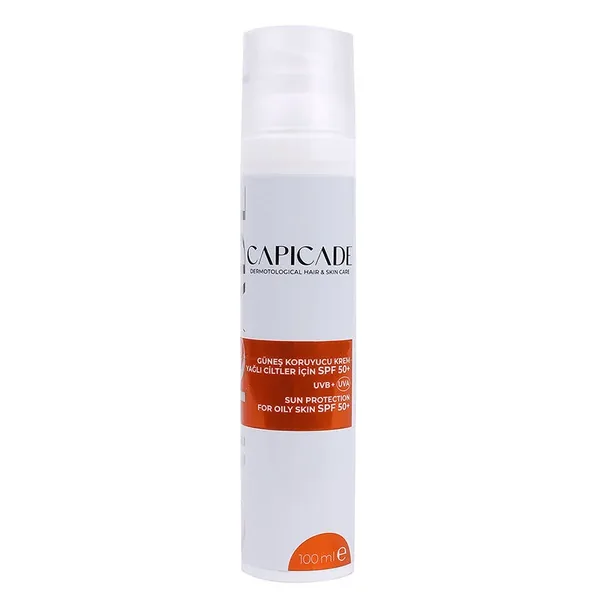 Capicade SPF50+ Sun Protection Cream 100 ml - For Uneven and Oily Skin