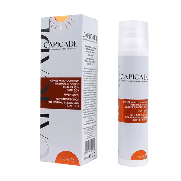 Capicade Sunscreen Cream Spf50+ 100ml 3