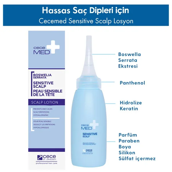 CeceMED Lotion For Sensitive Scalp 75 ml 4