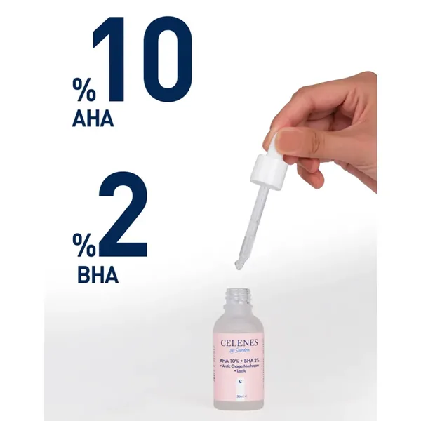 Celenes By Sweden AHA + BHA + Lactin + Arctic Chaga Mushroom 30 ml 2
