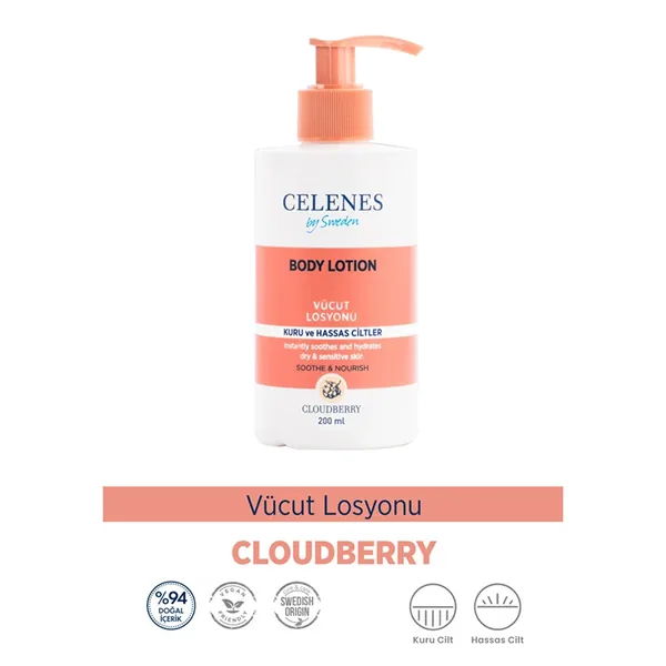 Erleben Sie geschmeidige Haut mit Celenes Cloudberry Lotion 2