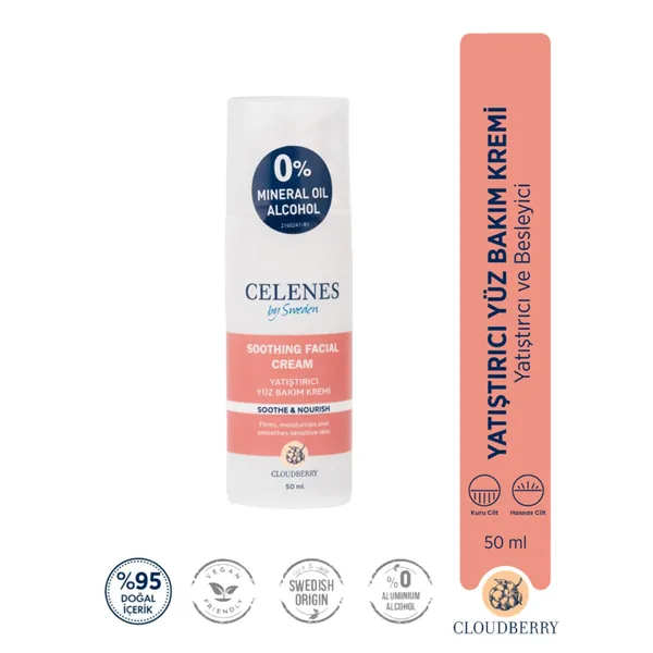 Крем для лица с облачником Celenes By Sweden 50 мл 4