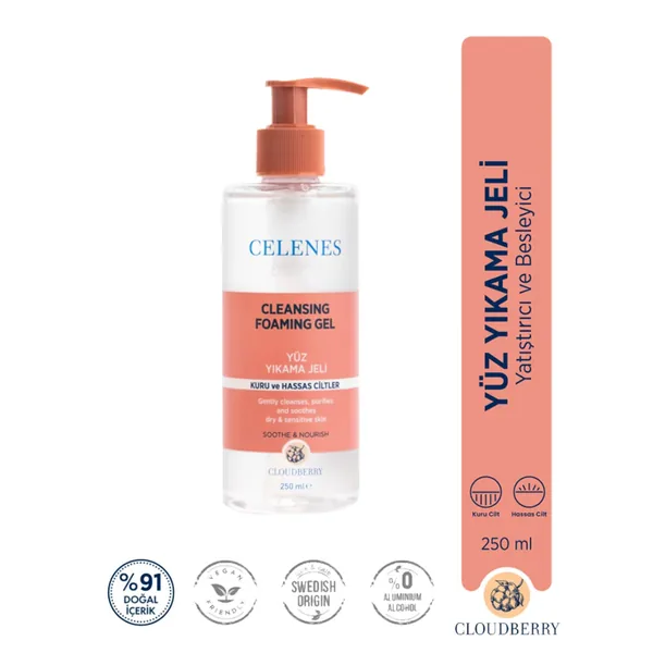 Celenes By Sweden Celenes Cloudberry Cleansing Gel 250 ml - Dry Sensitive Skin 6