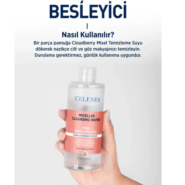 Celenes By Sweden Cloudberry Misel Temizleme Suyu 250 ml 2
