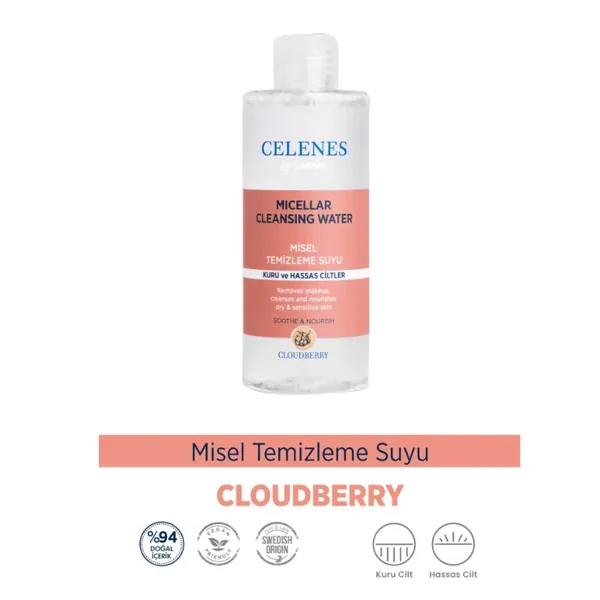 Celenes By Sweden Cloudberry Misel Temizleme Suyu 250 ml 3