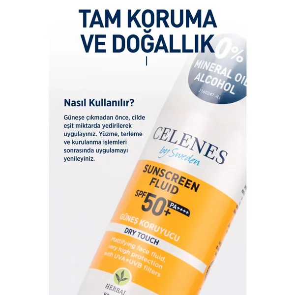 Celenes By Sweden Dry Touch Spf50+ Sunscreen 50 ml 3