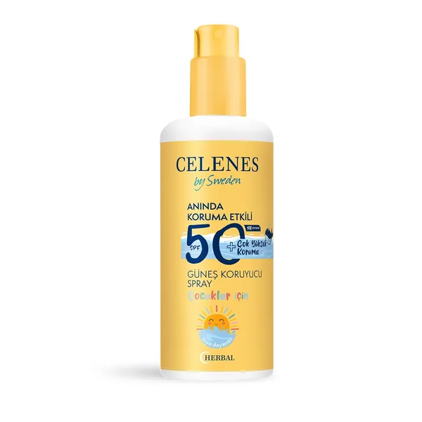 Celenes By Sweden Kids Spf+50 Sunscreen Lotion Spray 150 ml 2