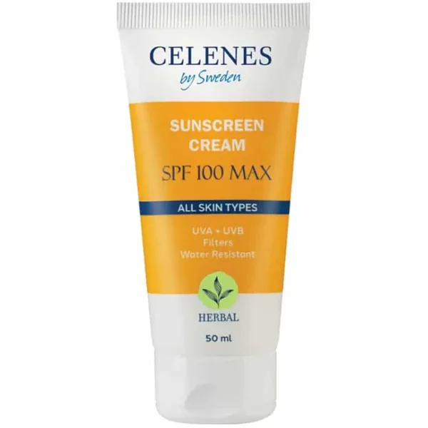 Celenes By Sweden Spf 100 Max Sunscreen Cream 50 ml