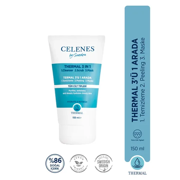 Celenes By Sweden Thermal Washing Peeling Mask 150 ml 3