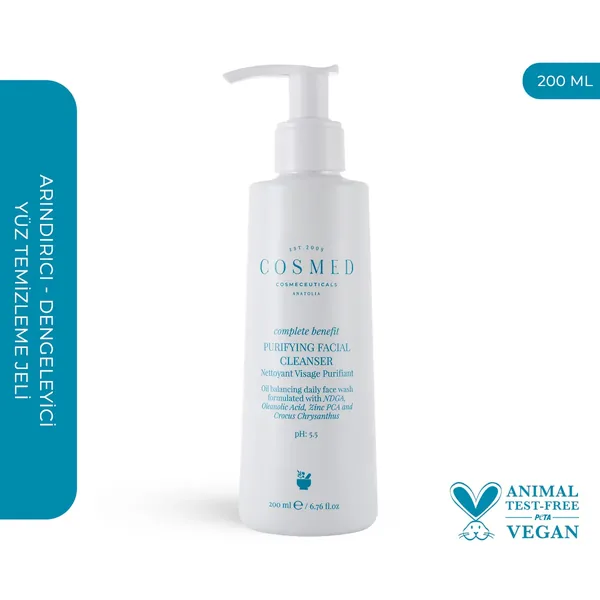 Cosmed Complete Benefit Face Cleanser 200 ml 3