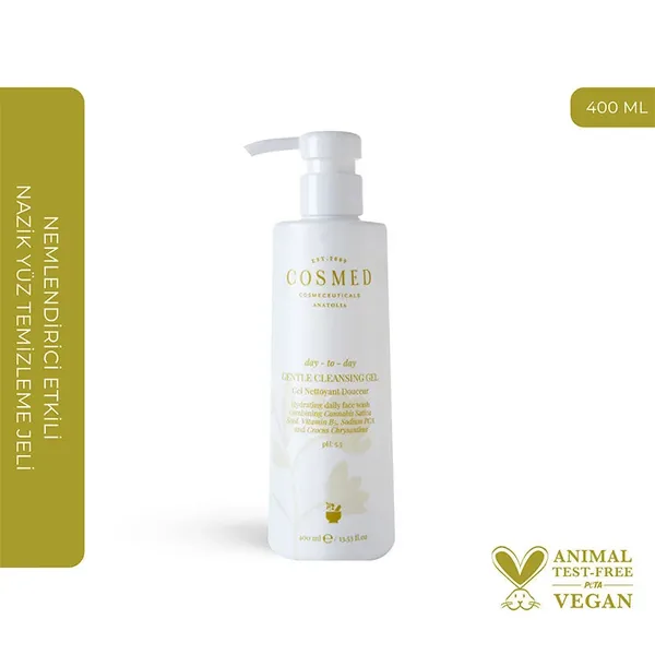 Cosmed Day to Day Face Cleansing Gel 400 ml 2