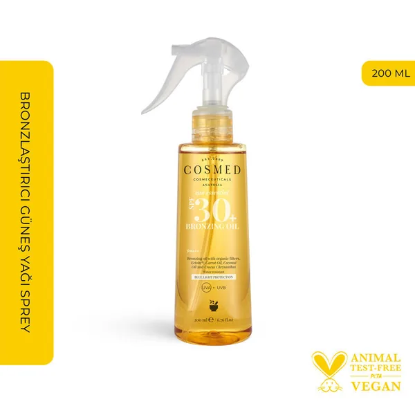 Космед Солнце Эссенциал Бронзирующее Масло SPF 30 200 мл 2