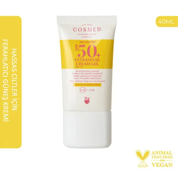 Cosmed Sun Essential Ultrasense Cream Gel Spf50 40 ml 2