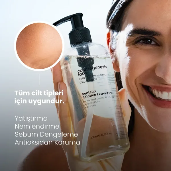 زيت تنظيف مرطب نباتي 400 مل من كوزموجينيسيس لابز Cosmogenesis Labs 3