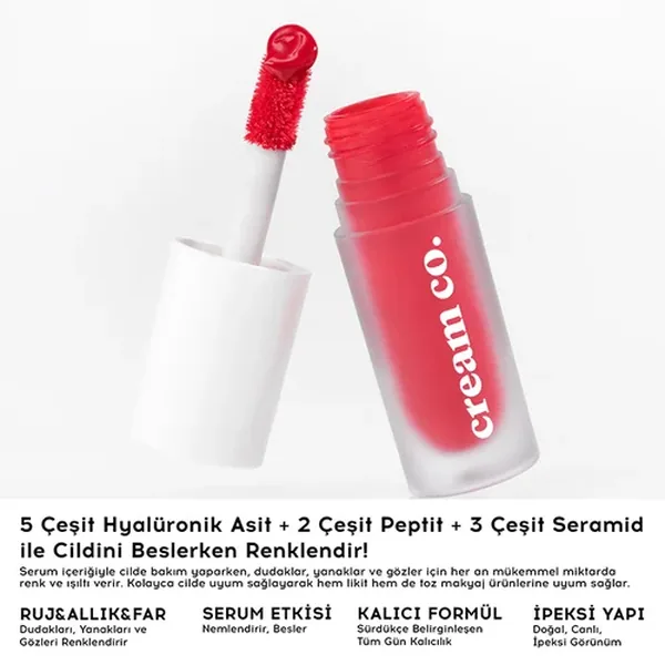 ​Cream Co Glow Tint 5 ml - 501 Deep Red 3