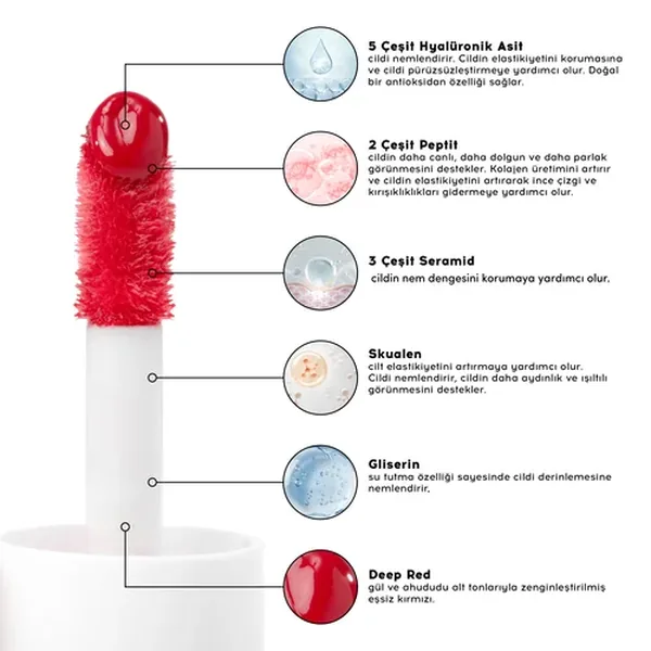 ​Cream Co Glow Tint 5 ml - 501 Deep Red 4
