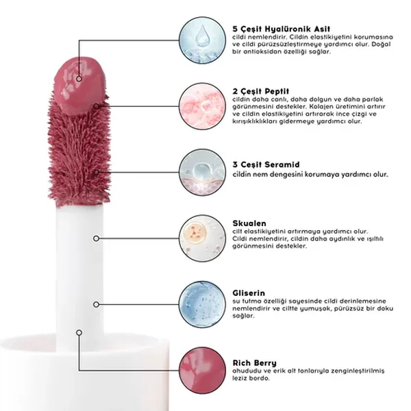 ​Cream Co Glow Tint 5 ml - 502 Rich Berry 4