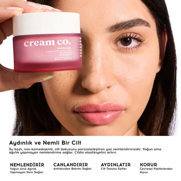 Erleben Sie glatte, strahlende Haut mit Cream Co. Moisturize 2
