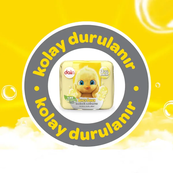 Dalin Klasik Bebek Sabunu 3x75 gr 5